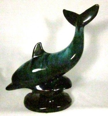 blue mountain pottery dolphin in Blue Mountain