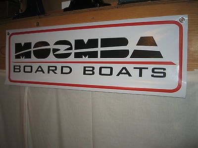 MOOMBA SKI BOARD BOAT BANNER SIGN WAKE BOARDING