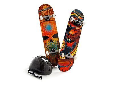 Tony Hawk HuckJam Series Skateboard & Helmet Combo Bravo Sports NEW