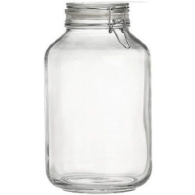 Rocco Italian Fido 4 liter Canning Jars (Pack of 6)   Bormioli Rocco