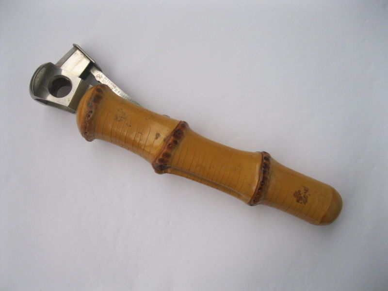 VINTAGE GERMAN SOLINGEN CIGAR CUTTER BANBOUC HANDLE