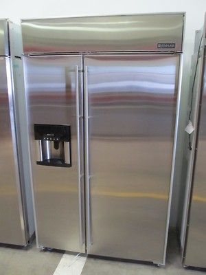 Jenn Air 48 Inch Stainless Steel Side by Side Refrigerator JS48SEDBDA