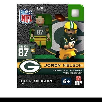 GREEN BAY PACKERS JORDY NELSON NFL OYO FOOTBALL MINI FIGURE LEGO