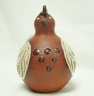 HELGA MADER STYLISED HEN, QUEBEC CANADA POTTERY