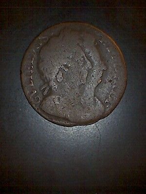 1694 WILLIAM & MARY FARTHING COIN   S# 3453