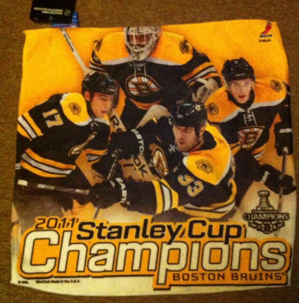 2011 Stanley Cup Champion Bruins Towel NHL