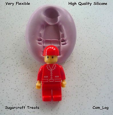 Lego Man Silicone Mould Sugarcraft, Cake Decorating,Cra fts,Fimo