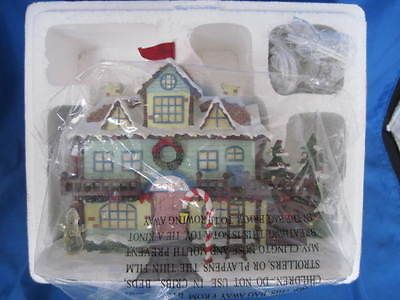 Hawthrorne Village Lighted Rudolphs Christmas Town Elf Dormitory COA