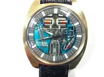 Vintage Mens BULOVA ACCUTRON 214 SPACEVIEW