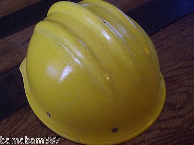 BULLARD 502 HARD HAT HELMET FIBERGLASS YELLOW WITHOUT SUSPENSION