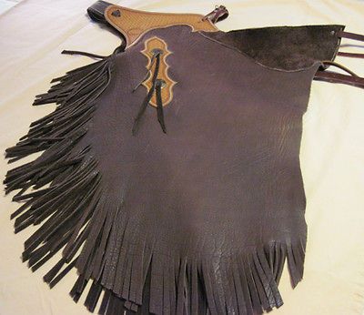 CUSTOM MADE    BUFFALO HIDE    CHINKS