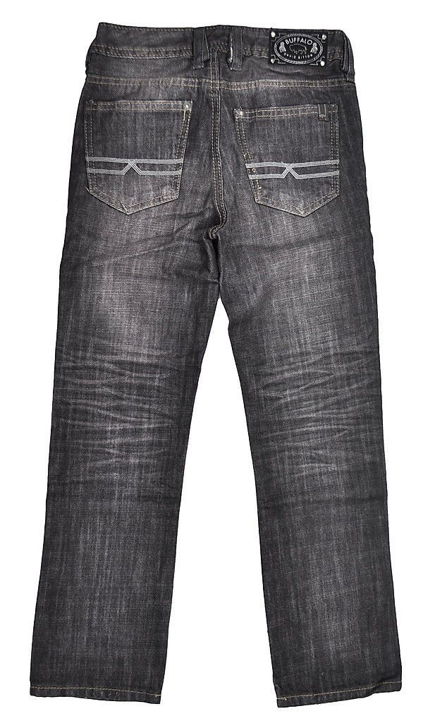 Buffalo Boys Black Super Slim Fit Jeans Pant Size 8 10 12 14 16 18 20