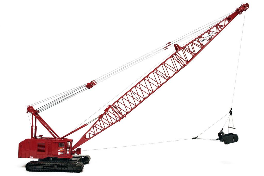 Manitowoc 4100W Dragline, Clam, Magnet   1/50   TWH