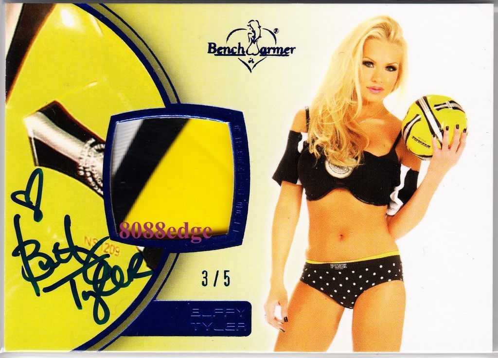 2012 BENCHWARMER SOCCER BALL AUTOBUFFY TYLER #3/5 AUTOGRAPH PROP