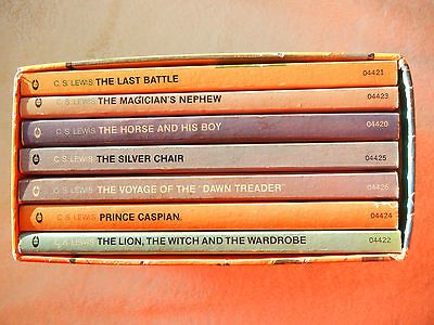 Mint The Chronicles Of Narnia Box Set Vintage C S Lewis Paperback 1970