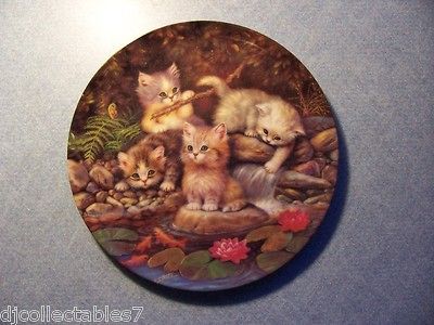 KAHLA Plate Treffpunkt Gartenzaun Kittens Made In Germany Bradex