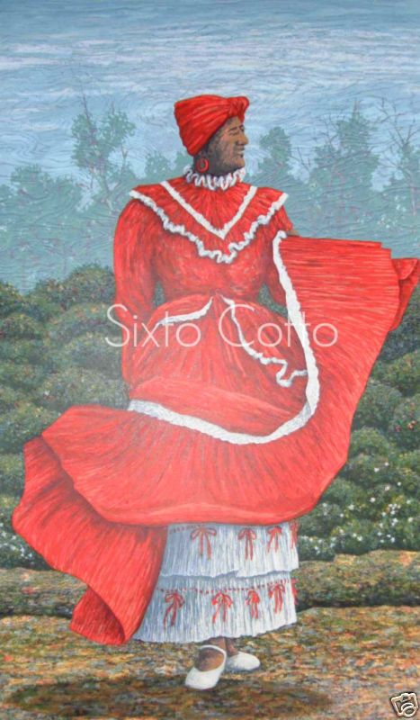 candela de sixto cotto puerto rico serigraph 