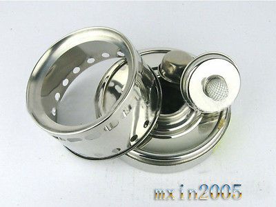 Hiking Camping Cooking Stainless Steel liquid Alcohol Stove Heater