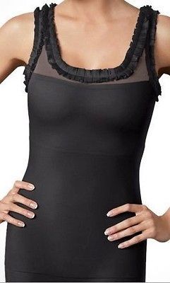 NWT SPANX Haute Contour SEXY SHEER Camisole CAMI Black M $158