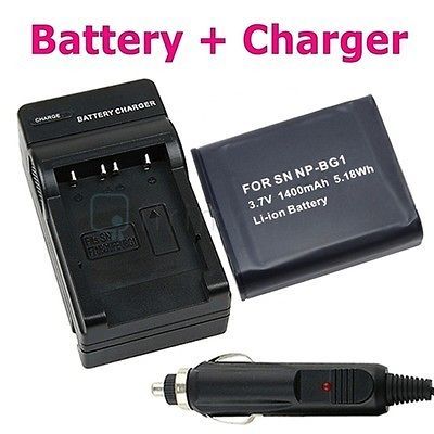 CAMERA BATTERY+CHARGER FOR SONY CYBERSHOT DSC H7 H90 HX30V HX20V HX10V