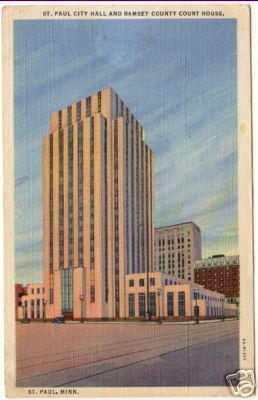 ST. PAUL City Hall & Ramsey County Court House ~ LINEN