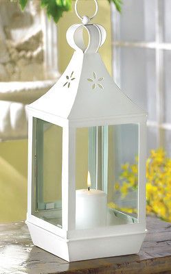 Simple Classic Cutwork Lantern Glass Panels NEW WHOLSALE WEDDING LOT