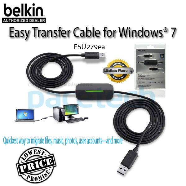 Transfer Cable for Windows 7 Transfer Data Xp / Vista TO Windows 7