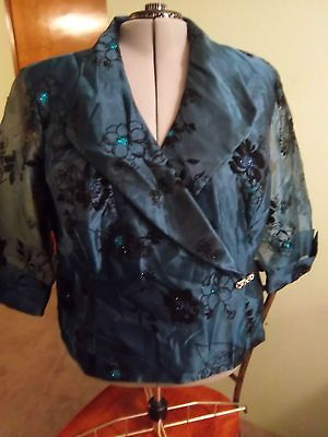 Richards Green/Black Jacket Holiday Entertaining   Size 26