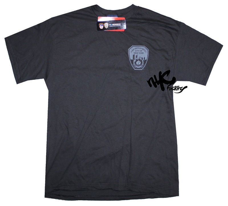 LIMITED EDITION 9/11 FDNY 10 YEAR MEMORIAL T SHIRT MENS BLACK WTC NEW