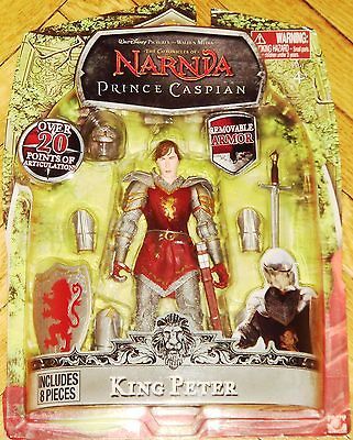 OF NARNIA LION WITCH & WARDROBE PRINCE CASPIAN KING PETER FIGURE MOC