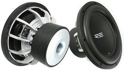 NEW (2) RE AUDIO SX18 CAR AUDIO 4000 WATTS DUAL 4 OHM 18 SUB