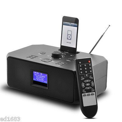 Dockin Station Dock Internet Radio Dual Aalarm Clock 2 x 5W speakers