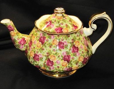 cardew old country roses teapot