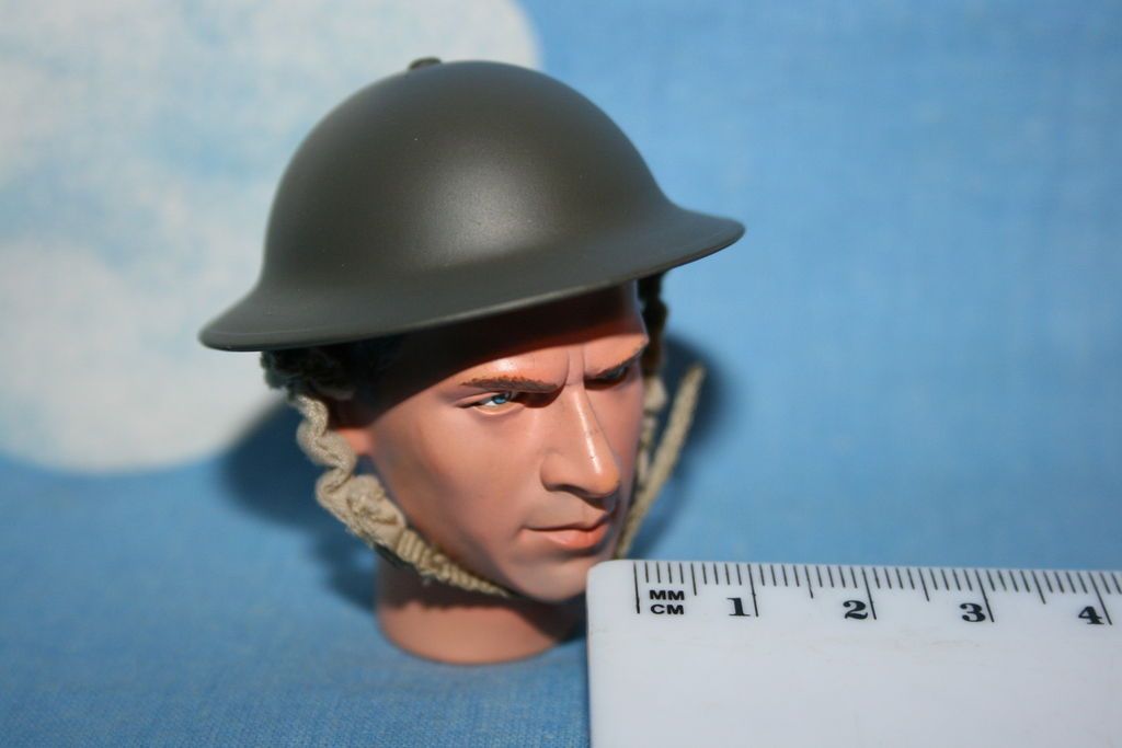 SCALE DRAGON WW2 BRITISH 8TH ARMY MKII HELMET PLASTIC CHARLES BLACK