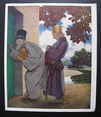 KNAVE of HEARTS 1925 MAXFIELD PARRISH KING & CHANCELLOR & POTATOE PEEL