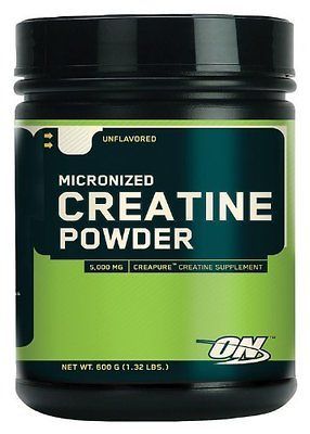 Optimum Nutrition Micronized CREATINE POWDER Unflavored 600g 120