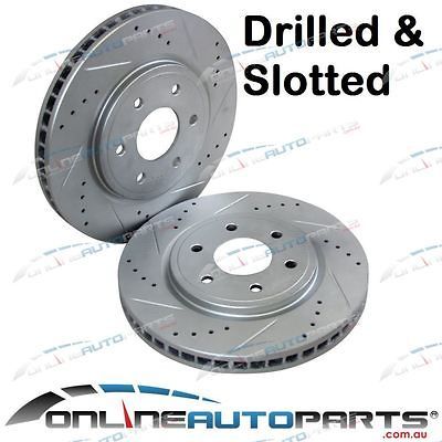 Front Disc Brake Rotors Navara D40 Ute 2wd 4x4 2005 2012 16 Wheels