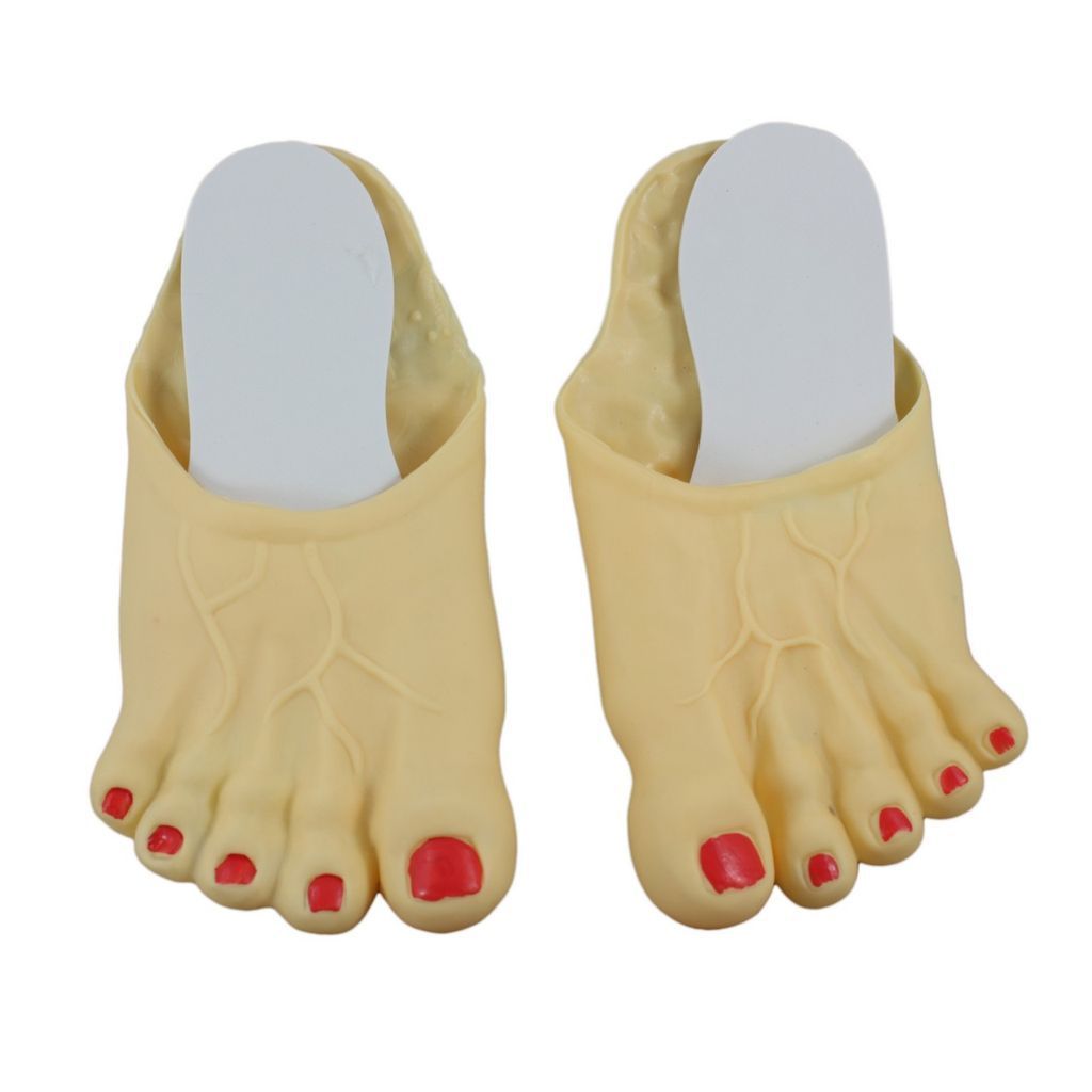 Funny Female Clown Feet Slippers