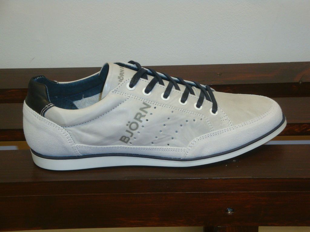 BJORN BORG BJ CEDRIC OFF WHITE CASUAL TRAINERS NEW IN BOX