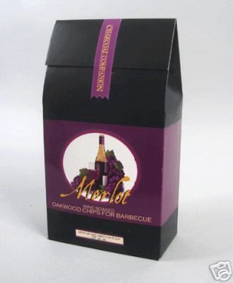 Charcoal Companion Merlot Grill Smoker Wood Chips Bag