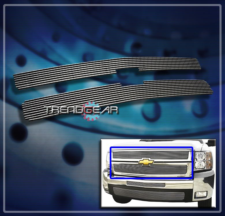 07 10 CHEVY SILVERADO 2500/3500 HD FRONT UPPER BILLET GRILLE INSERT