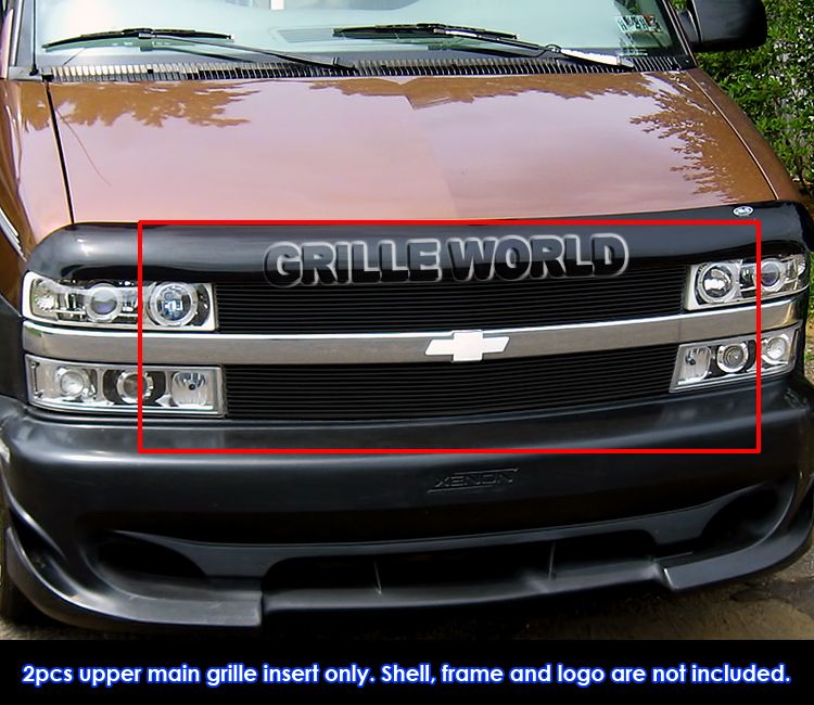 Astro Van Black Billet Grille Grill Insert (Fits Chevrolet Astro