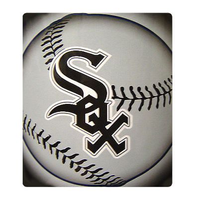 Chicago White Sox LIGHT FLEECE Flashball THROW BLANKET