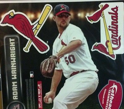 St. Louis Cardinals 6 x 17 *Adam Wainwright* Fathead Teammates