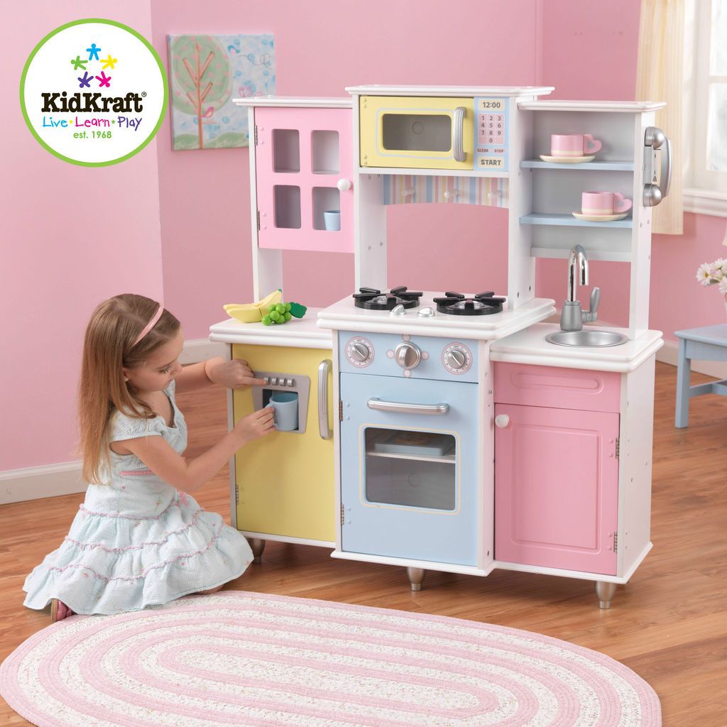 kids wood kitchen set