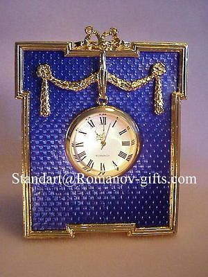 Russian Imperial Romanov Chamford Presentation Clock 9A