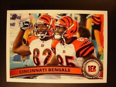 2011 Topps Cincinnati BENGALS Team Set (14c) A J Green Andy Dalton RC