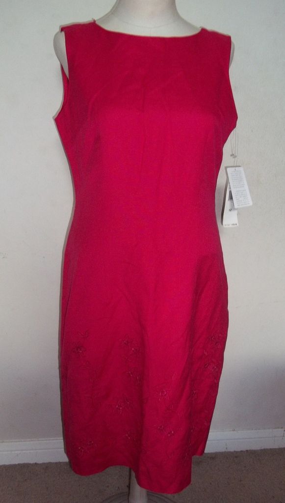 JONES NEW YORK WOMENS SIZE 6 IBIZA WATERMELON DRESS NWT $139.00V