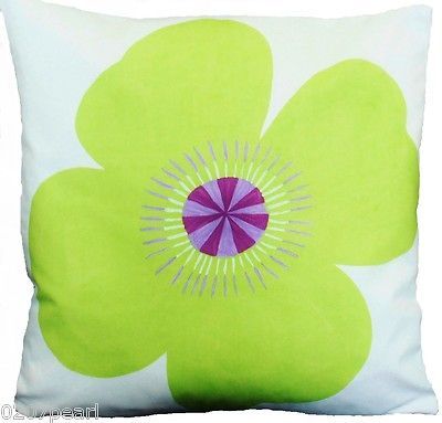 Cushion Pillow Cover Designers Guild Zinaida Floral Fabric White Green