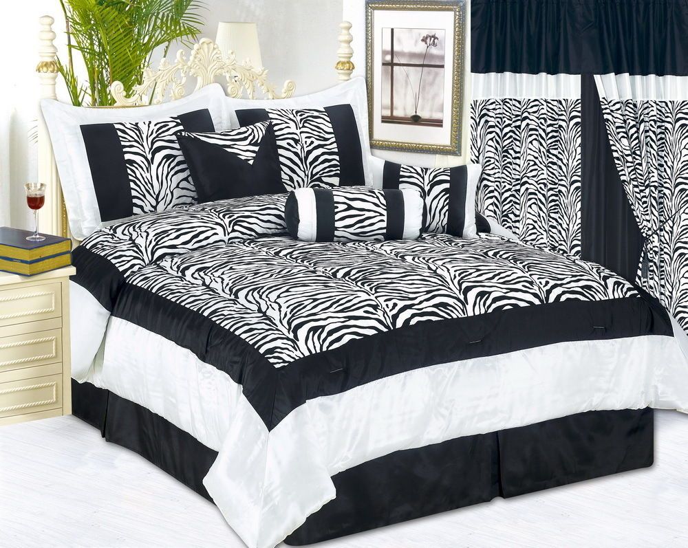 ZEBRA 7 PIECE COMFORTER SET